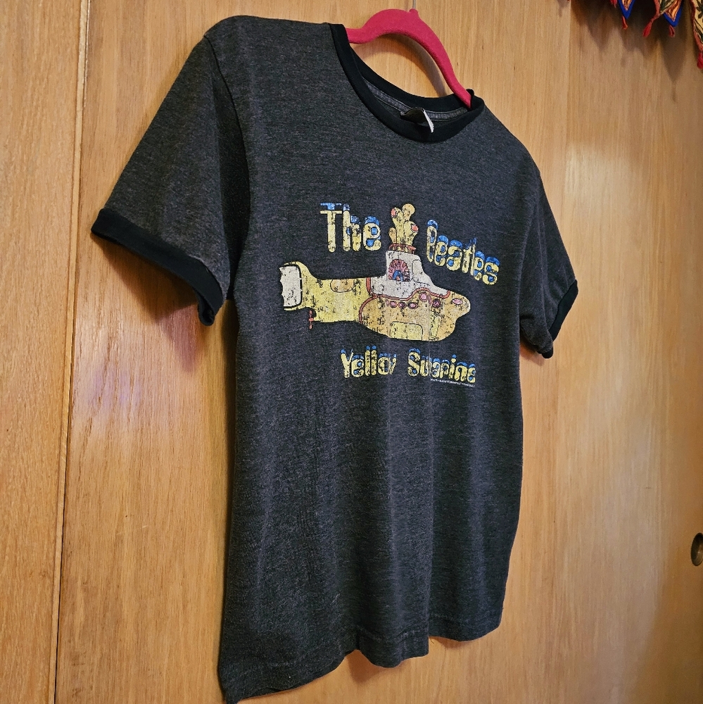Vintage Beatles Tee T-Shirt Yellow Submarine Large